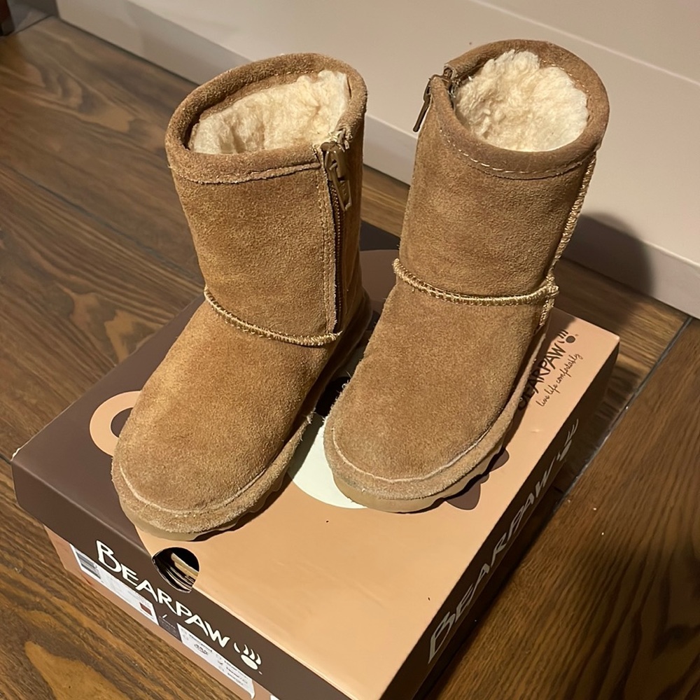 BearPaw Elle Toddler Zipper winter boots//US Toddler size 7